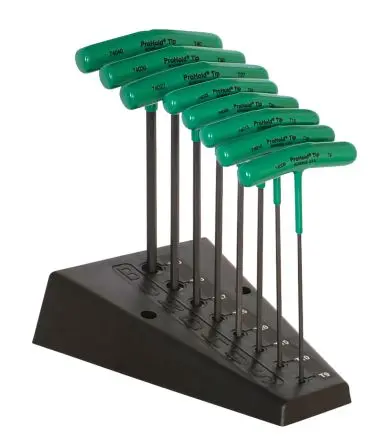 Produktfoto 1 von Bondhus TORX®-Schlüsselsatz T Stahl 8, T9 → T40