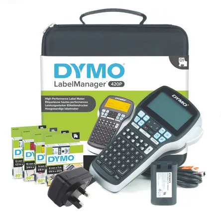 Produktfoto 1 von Dymo LabelManager 420 Etikettendrucker bis 19 mm Etiketten Tragbares Gerät Tastatur