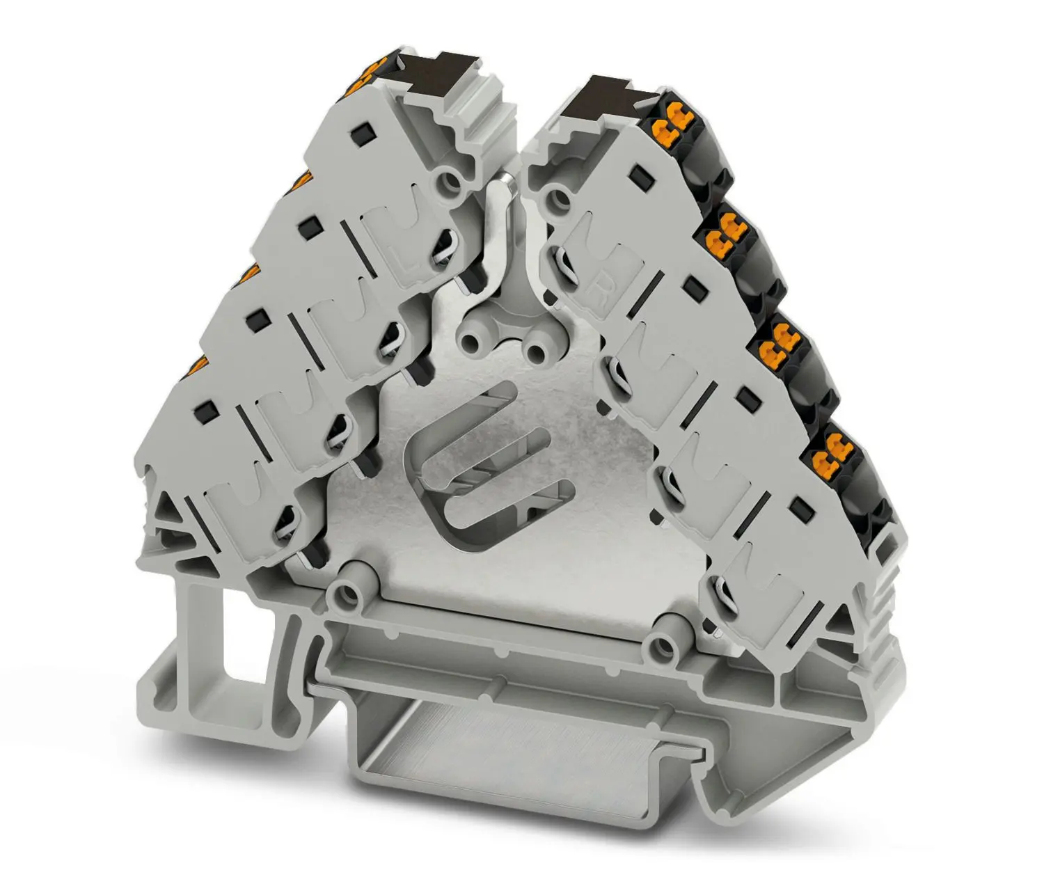 Phoenix Contact Verteilerblock 16-polig / 250 V 37A, Polyamid Schwarz, Grau