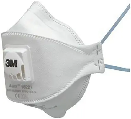 Produktfoto 1 von 3M Aura™ 9300+ Staubschutzmaske FFP2 EN 149:2001 + A1:2009 Weiß 10 pro Paket Stück