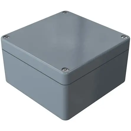 Produktfoto 1 von Rose Polyester Standard; Gehäuse; Glasfaserverstärktes duroplastisches Polyester, Graphit; Grau; IK09 IP66 Breite 160 mm
