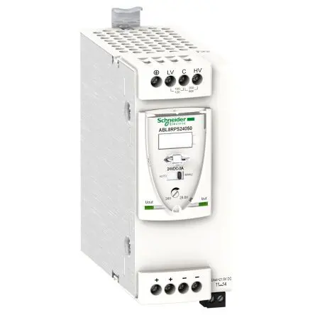 Produktfoto 1 von Schneider Electric ABL8 DIN-Schienen Netzteil Geregeltes Schaltnetzteil 550V ac AC / 5 A 28.8V dc DC 120 W