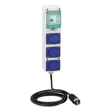 Produktfoto 1 von Schneider Electric Kaedra Verteilerkasten 16A, 3 Ausgänge Abschließbar