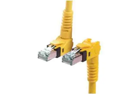 Produktfoto 1 von HARTING VARIOBOOT Cat6a Ethernet-Kabel, 3 m, Gelb, A RJ45 Stecker, B RJ45 Stecker Abgeschirmt, Polyurethan
