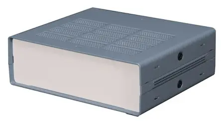 Produktfoto 1 von RS PRO SA; Gehäuse; Aluminium-Strangpressprofil; Grau IP30 Breite 203 mm Höhe 65 mm Länge 178 mm