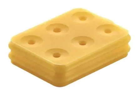 Produktfoto 1 von HARTING Han 1A Kabeldichtung für Han 1 A Vielseitiger, kompakter Steckverbinder, Stecker/Buchse, Oben, 250V, 6-polig,
