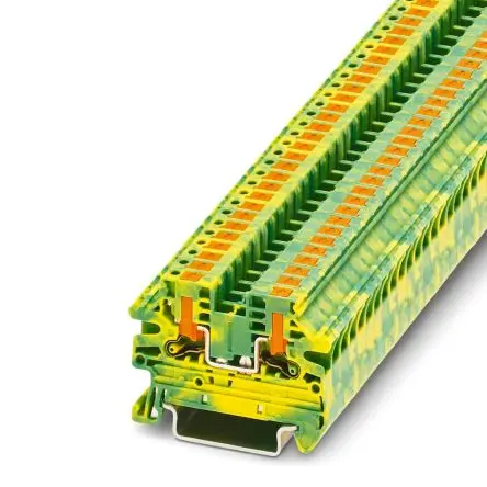 Produktfoto 1 von Phoenix Contact PTV Reihenklemme Einfach Grün, Gelb, 0.14 → 2.5mm², Einstecken
