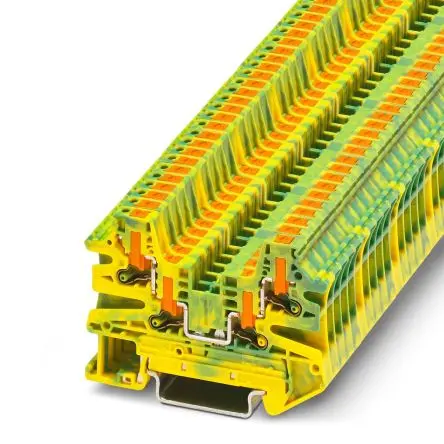 Produktfoto 1 von Phoenix Contact PTV Reihenklemme Einfach Grün, Gelb, 0.14 → 2.5mm², Einstecken