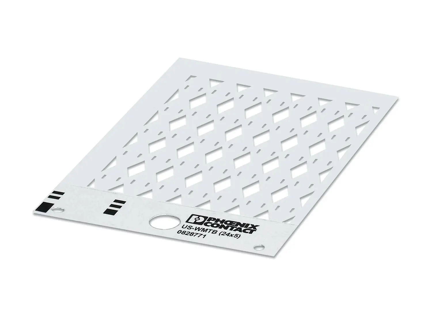 Produktfoto 1 von Phoenix Contact US-WMTB Kabelmarkierung, Weiß, Ø 0 mm - 13 mm, 24 mm x 14 mm