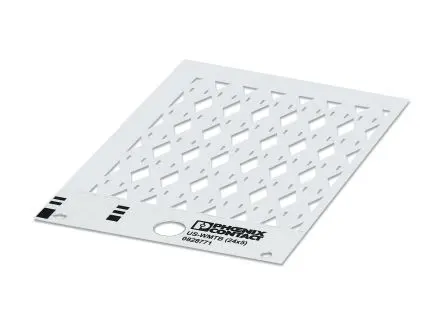 Produktfoto 1 von Phoenix Contact US-WMTB Kabelmarkierung, Weiß, Ø 0 mm - 13 mm, 24 mm x 14mm