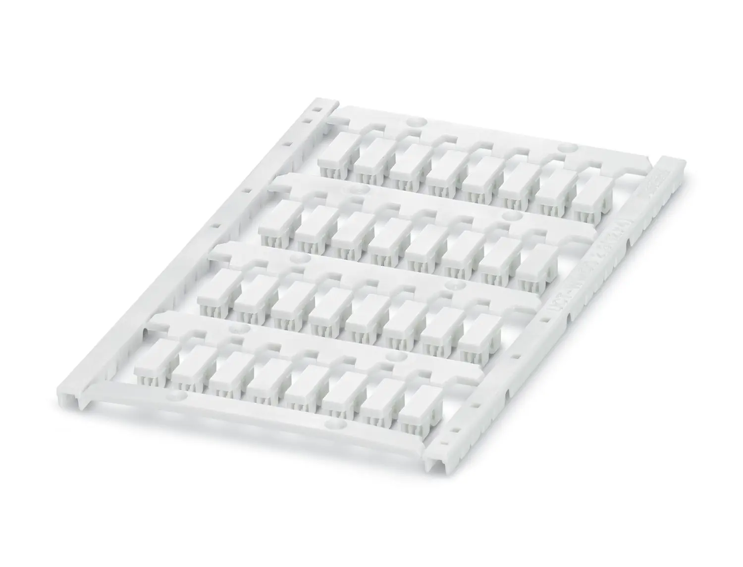 Produktfoto 1 von Phoenix Contact UCT-WMC0 Kabelmarkierung Klemmbefestigung, Weiß Weiß, Ø 2 mm - 2.9 mm, 12 mm x 4 mm