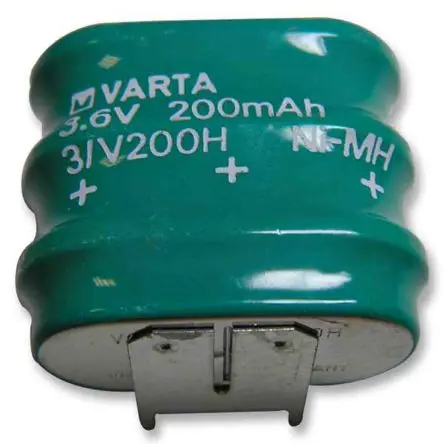 Produktfoto 1 von Varta Nickel-Metallhydrid Knopfzellen Akku, ø 25.6 mm 3.6 V / 210 mAh