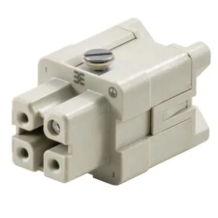 Produktfoto 1 von Weidmüller H-A Modul für robusten Stromversorgungsstecker Buchse, 3-polig 16A, Schraubanschlussklemme,