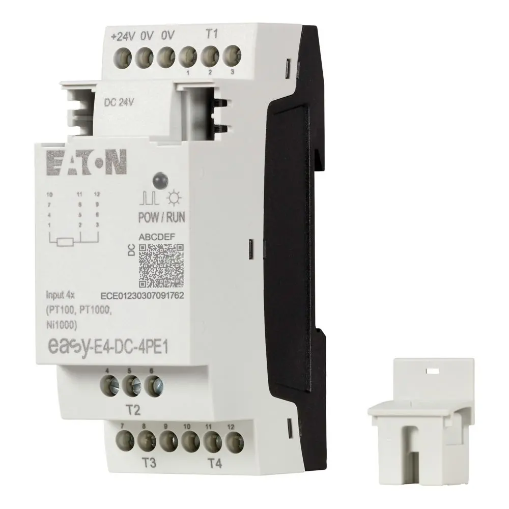 Produktfoto 1 von Eaton EasyE4 Modul, 4 Eing. Analog Eing.Typ 24 V dc