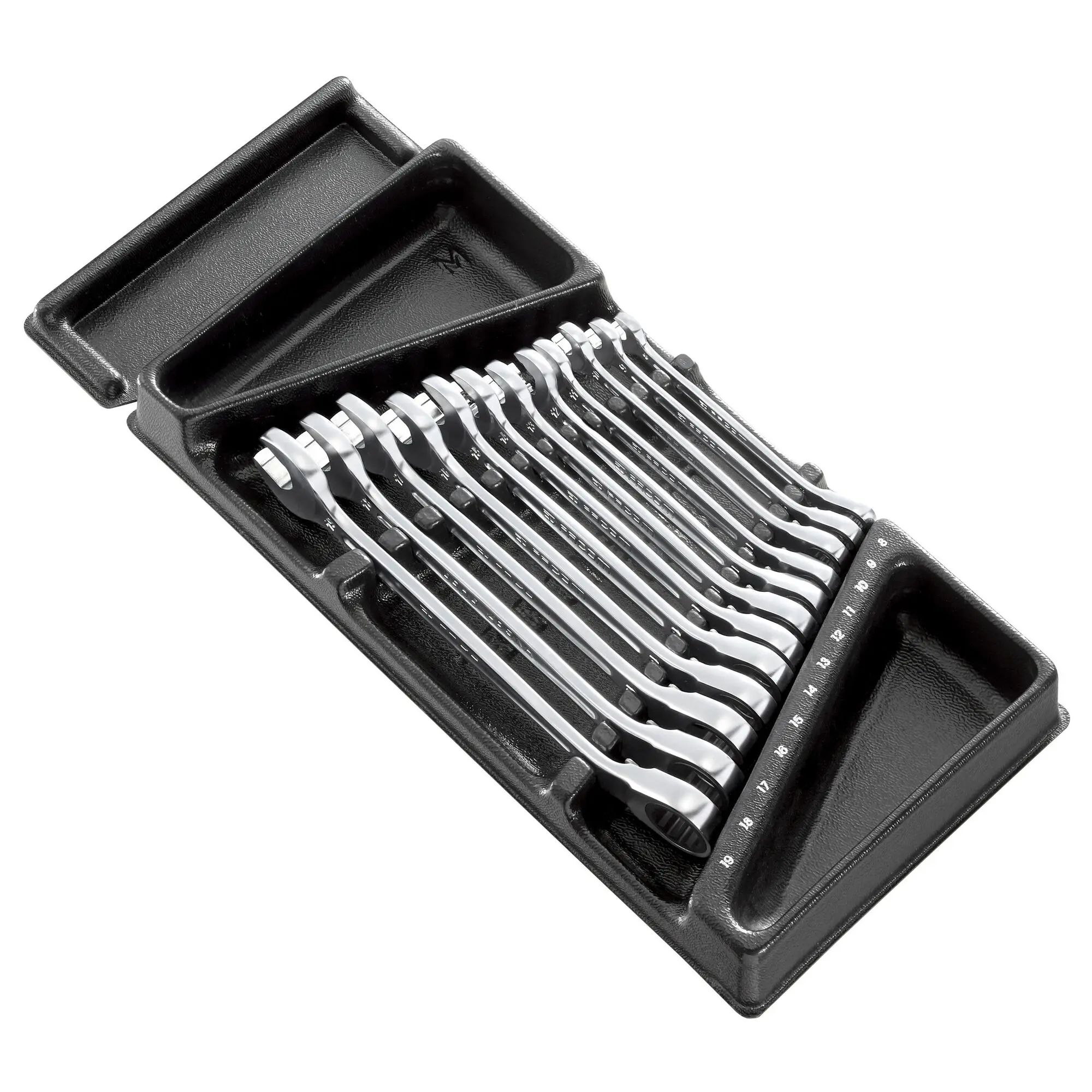 Produktfoto 1 von Facom Schraubenschlüsselsatz Ring-Maulschlüssel, 12-teilig 8 To 19 mm