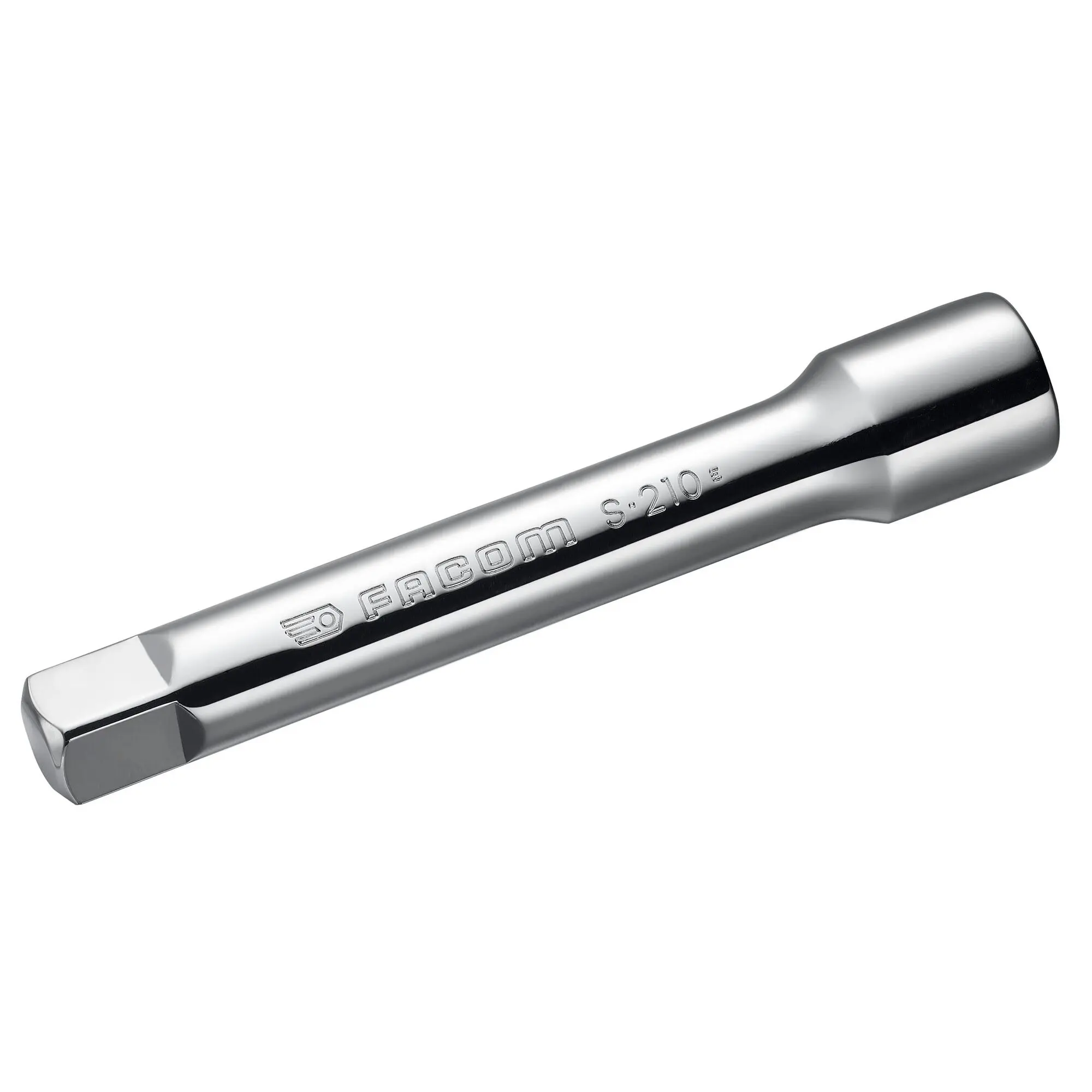 Produktfoto 1 von Facom J.210 3/8 in Vierkant Verlängerung mit Verriegelung, Stahl, Länge 125 mm