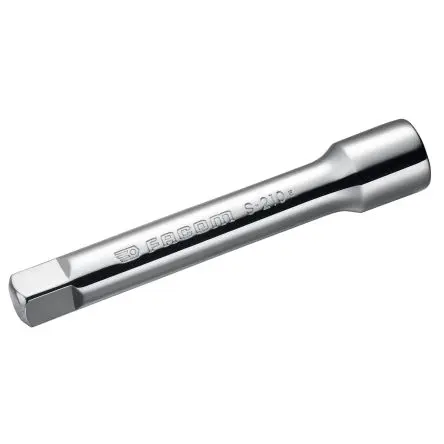 Facom J.210 3/8 in Vierkant Verlängerung mit Verriegelung, Stahl, Länge 125mm