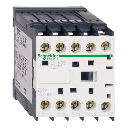 Produktfoto 1 von Schneider Electric TeSyS K Schütz 24V ac-Spule, 3-polig, 690V ac / 6 A 24V ac 3 kW 3 Schließer Motorsteuerung