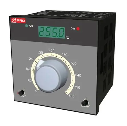 Produktfoto 1 von RS PRO IDM 503 / 505 PID Temperaturregler DIN 1, 2 x 2 Relais Ausgang/ Thermoelement Typ J Eingang 230V ac