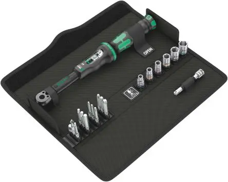 Produktfoto 1 von Wera Click-Torque A 6 Set 1 1/4 in Klick-Drehmomentschlüssel-Set Sechskant 2.5 To 25 Nm, Länge 335mm, ±4 %