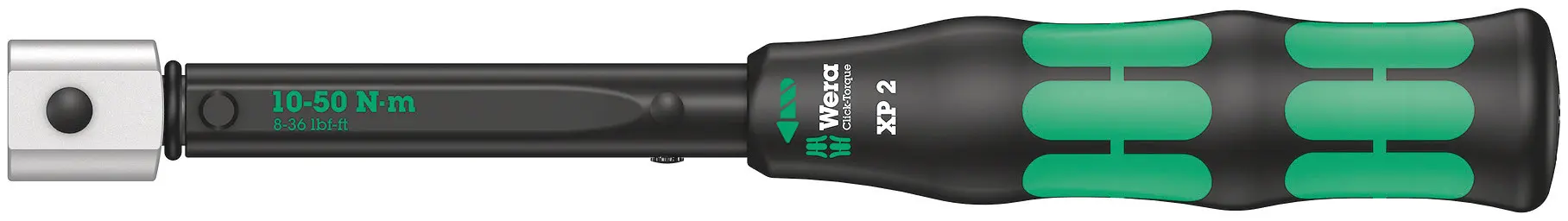 Produktfoto 1 von Wera Click-Torque XP 2 9 x 12 mm Klick-Drehmomentschlüssel Vierkant 10 to 50 Nm, Länge 262 mm, ±2 %