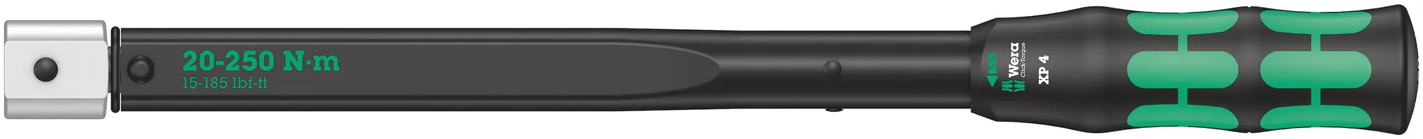 Produktfoto 1 von Wera Click-Torque XP 4 14 x 18 mm Klick-Drehmomentschlüssel Vierkant 20 To 250 Nm, Länge 457 mm, ±2 %