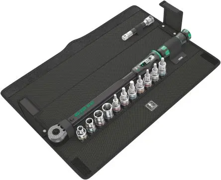 Produktfoto 1 von Wera Click-Torque C 3 Set 1 1/2 in Klick-Drehmomentschlüssel-Set Vierkant 40 To 200 Nm, Länge 545mm, ±3 %