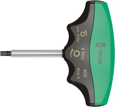 Produktfoto 1 von Wera Sechskantschlüssel T Metrisch 4 mm