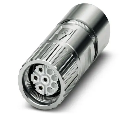 Produktfoto 1 von Phoenix Contact M23 PRO 2 mm M23 Rundsteckverbinder Buchse 8-polig Buchse Kabel IP66, IP68