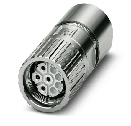 Produktfoto 1 von Phoenix Contact M23 PRO 2 mm M23 Rundsteckverbinder Buchse 8-polig Buchse Kabel IP66, IP68