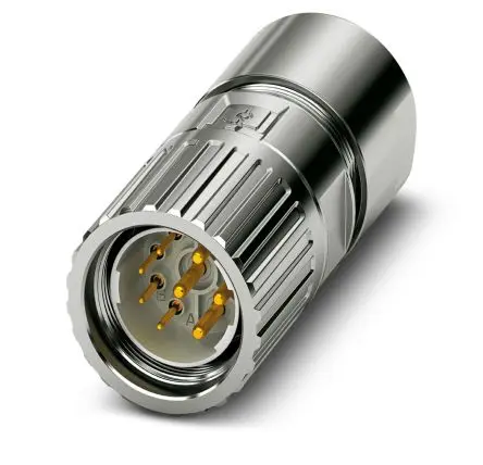 Produktfoto 1 von Phoenix Contact M23 PRO 2 mm M23 Rundsteckverbinder Stecker 8-polig Stecker 30A Kabel IP66, IP68, IP69K