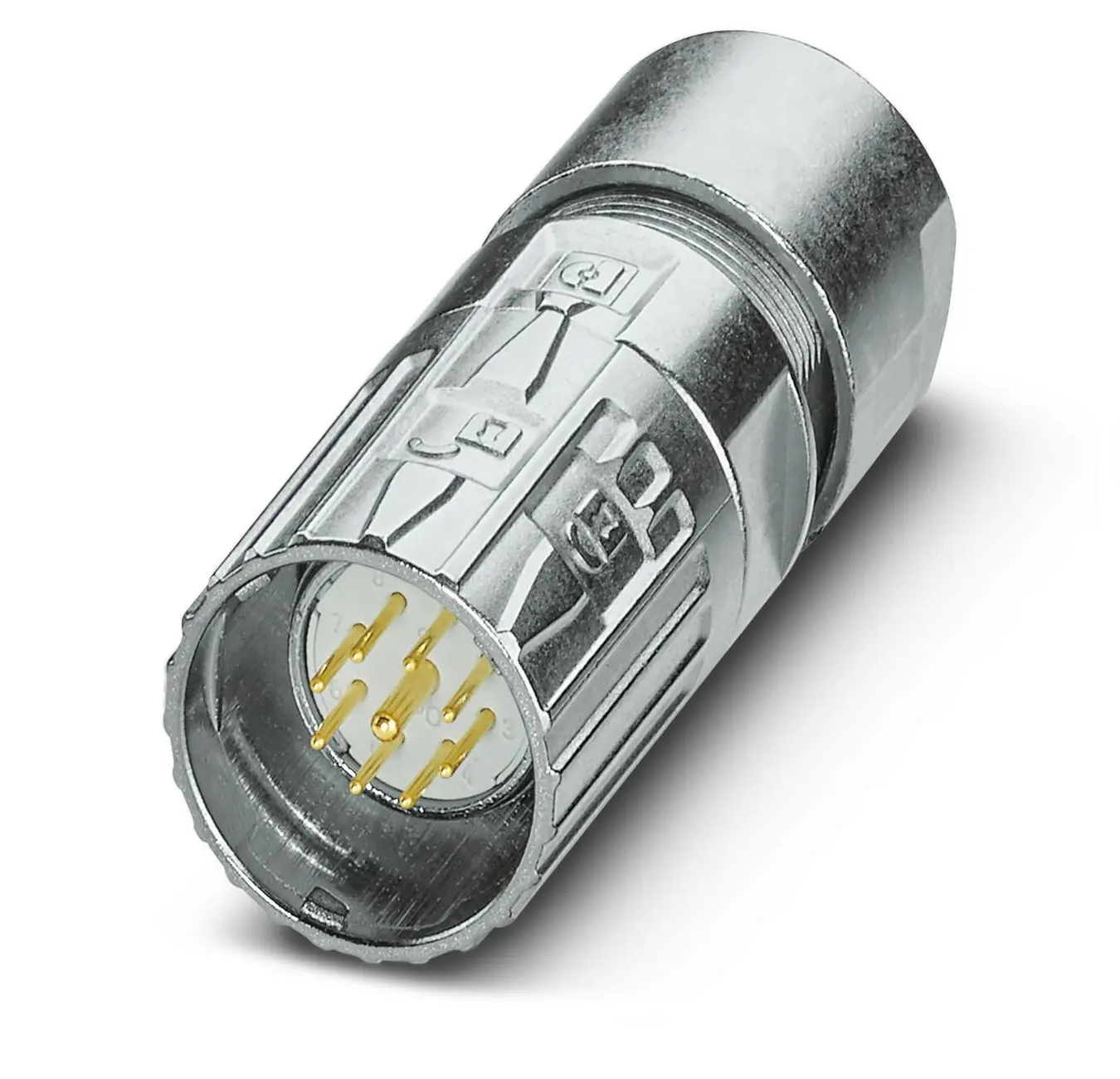Produktfoto 1 von Phoenix Contact M23 PRO 27 mm M23 Rundsteckverbinder Buchse 8-polig Stecker Kabel IP66, IP68