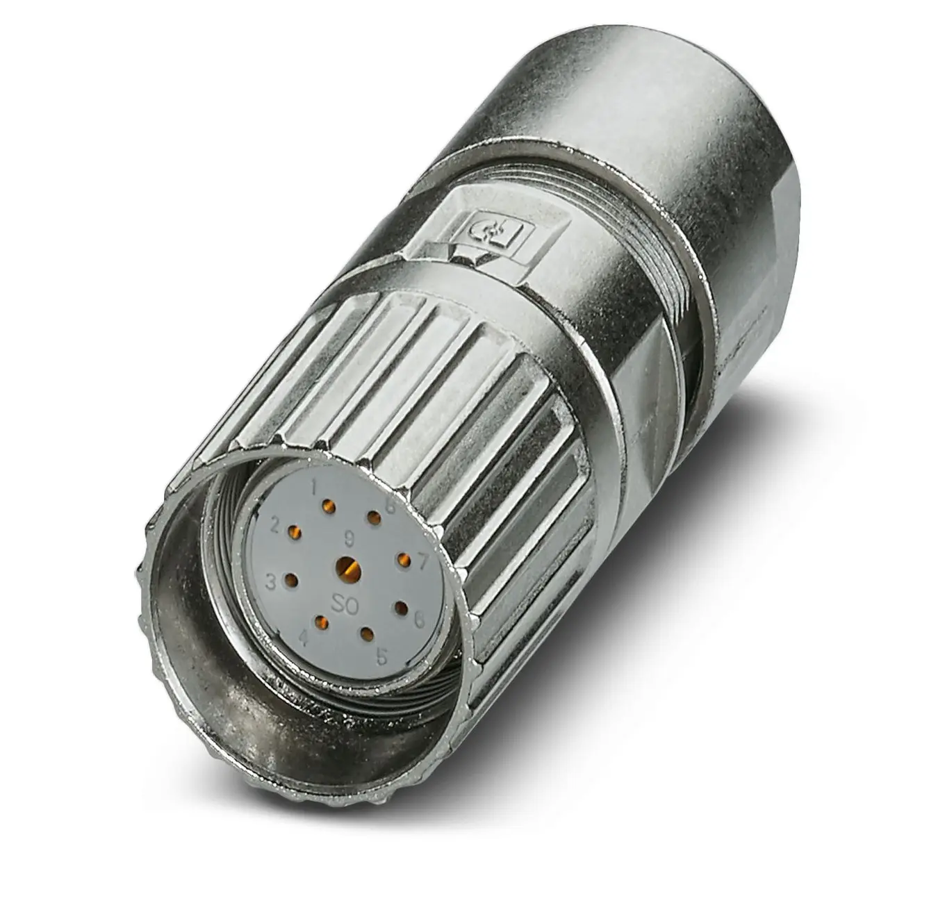 Produktfoto 1 von Phoenix Contact M23 PRO 27 mm M23 Rundsteckverbinder Buchse 8-polig Buchse Kabel IP66, IP68
