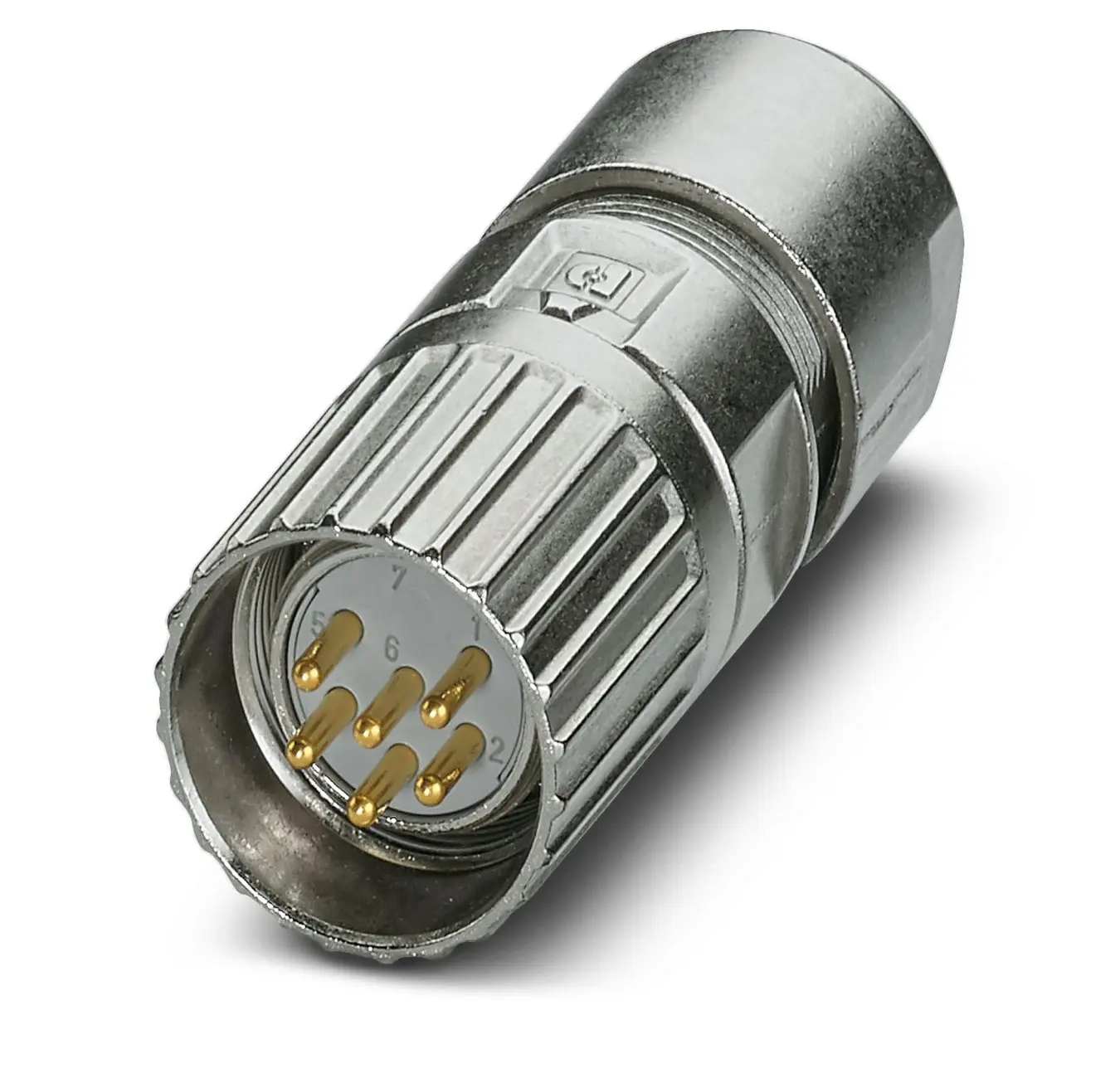 Produktfoto 1 von Phoenix Contact M23 PRO 27 mm M23 Rundsteckverbinder Stecker 6-polig Stecker 20A Kabel IP66, IP68