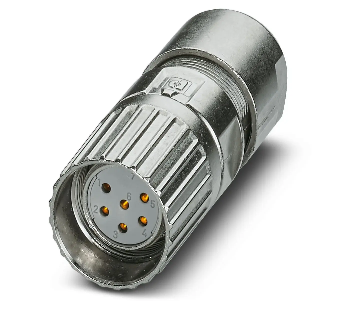 Produktfoto 1 von Phoenix Contact M23 PRO 27 mm M23 Rundsteckverbinder Buchse 8-polig Buchse Kabel IP66, IP68