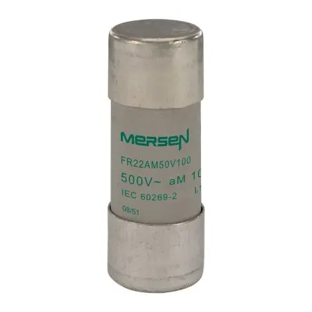 Produktfoto 1 von Mersen Ferrule fuse-links Patronensicherung AM / 100A 22 x 58 mm 500V ac Keramik AM