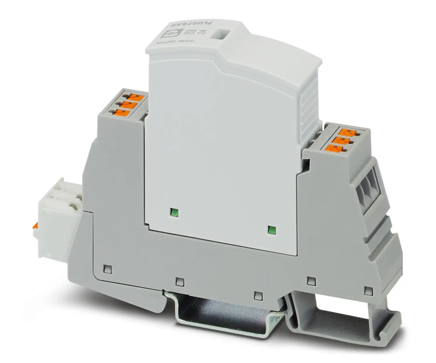 Produktfoto 1 von Phoenix PLT-SEC Überlastschutzgerät Überlastschutzgerät Typ 3 0.026 kA 24V ac/dc, DIN-Hutschiene, -40 °C→80 °C
