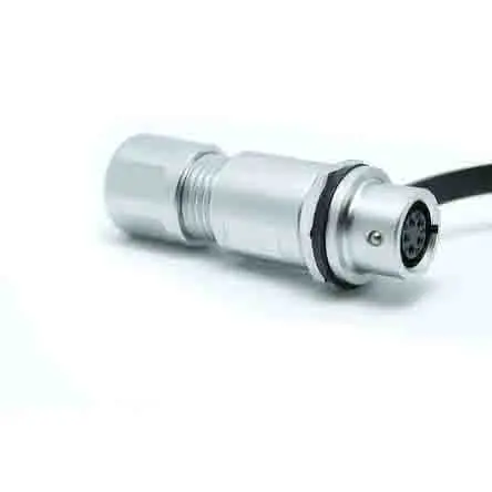 Produktfoto 1 von RS PRO SF6B 7.8 mm 6 mm Rundsteckverbinder Buchse 5-polig Buchse 3A Kabel IP67