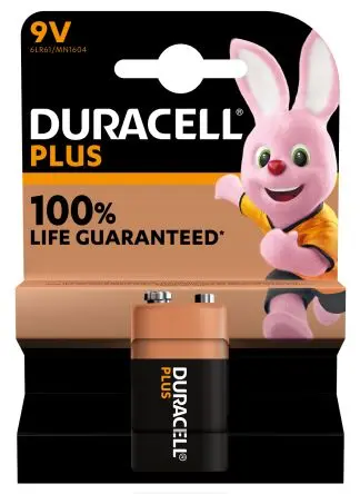 Produktfoto 1 von Duracell Plus Power Alkali-MnO2 9-V-Batterie