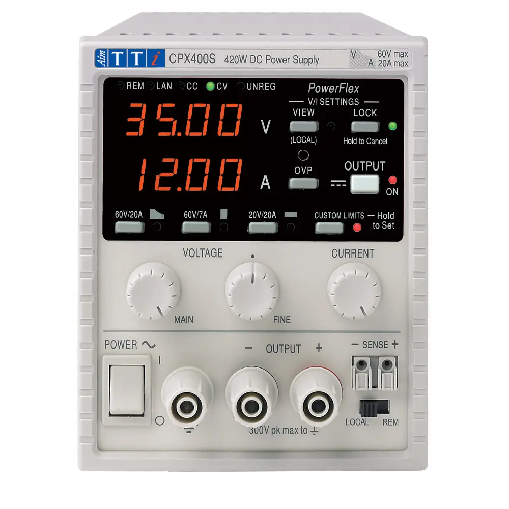 Produktfoto 1 von Aim-TTi CPX400S Digital Labornetzgerät 420W, 0 → 60V / 0 → 20A