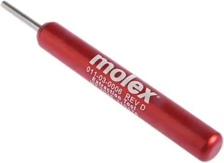Produktfoto 1 von Molex 207121 Ausziehwerkzeug, Ausziehwerkzeug Spitzen W. 2.36 mm