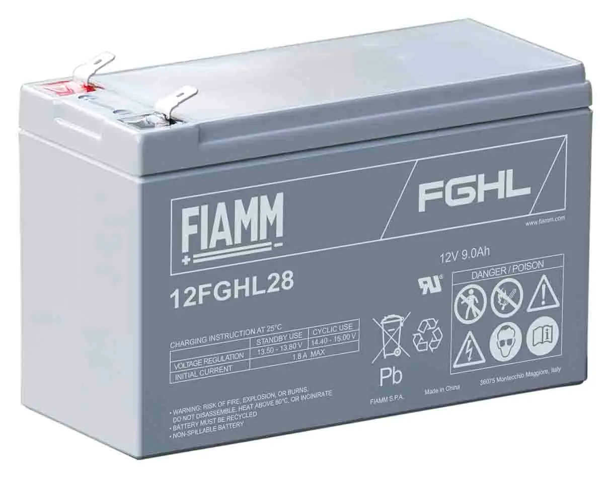 Fiamm Abgedichteter Bleiakku, 12V / 7.2Ah, 151 x 65 x 95mm