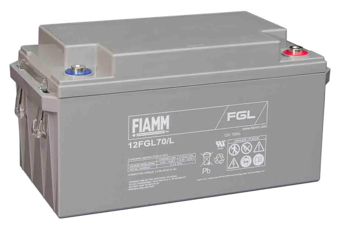 Produktfoto 1 von Fiamm Abgedichteter Bleiakku, 12V / 70Ah, 350 x 166 x 176mm