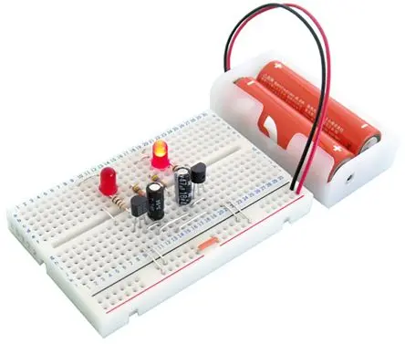 Produktfoto 1 von Sunhayato Steckplatine, PCB-Stärke 9 mm, L. 83 mm, B. 52mm, Lötfreies Steckplatinen-Kit