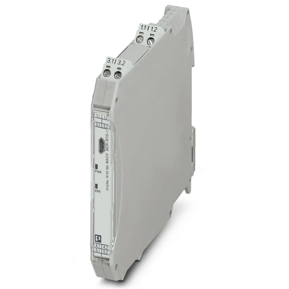 Produktfoto 1 von Phoenix Contact Serie MACX MCR Temperaturmessumformer 19.2 to 30 V dc (Nominal 24 V dc -20% to +25%), Widerstand,