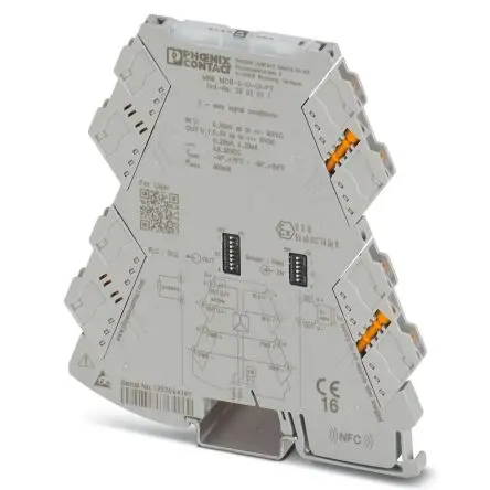 Produktfoto 1 von Phoenix Contact Serie MACX MCR Signalwandler 24V dc, Spannung -50 → 50 mV, -30 V → 30 V EIN / Strom/Spannung -10 → 10 V