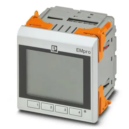Phoenix Contact EMpro Energiemessgerät LCD 96 mm x 96 mm Digital / 3-phasig 1 Ausg. 1 Eing.
