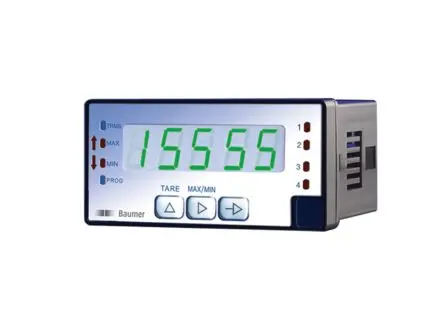 Produktfoto 1 von Baumer PA418 LED Digitales Multifunktionsmessgerät für Strom, Spannung, Leistung H 45 mm B 92 mm 5-Stellen T. 96 mm 14