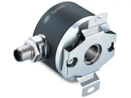 Produktfoto 1 von Baumer EAM580 Absolutwertgeber Magnetisch, 6000U/min, 4,5→ 30 V dc Vollwelle mit Ø 10mm Schaft
