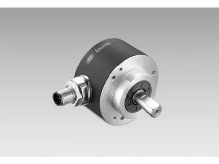Produktfoto 1 von Baumer EAM580 Absolutwertgeber Magnetisch, 30V dc, 6000 U/min, Push-Pull Fest mit Ø 10 mm Schaft